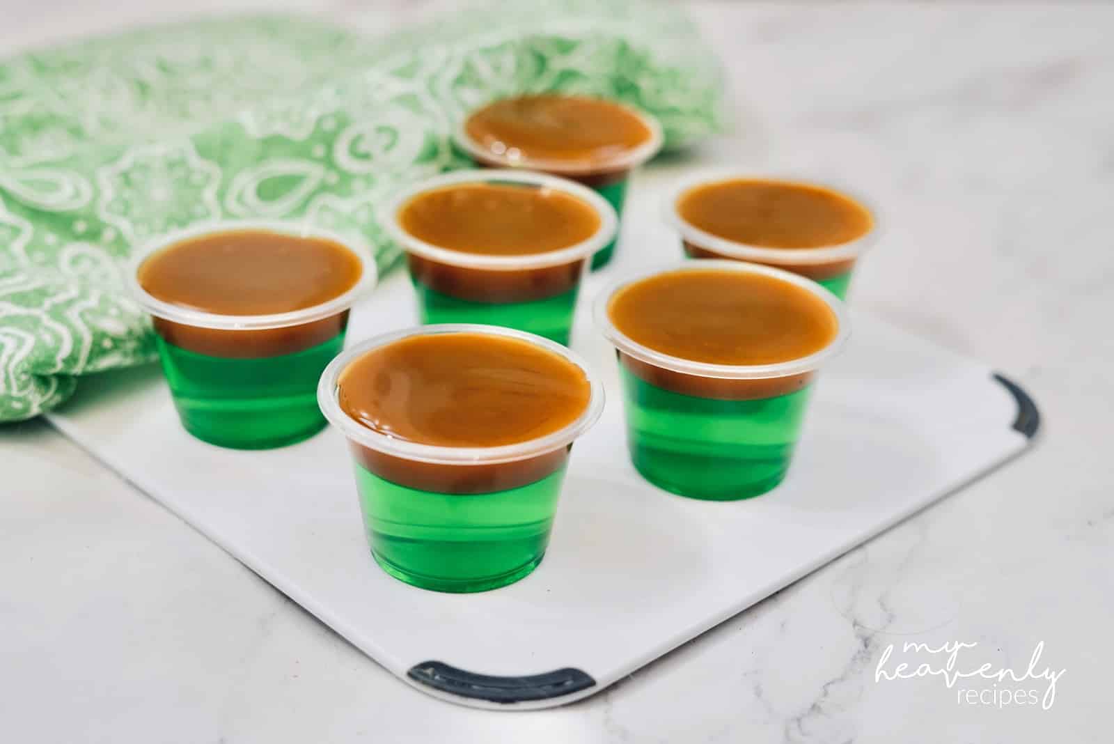 Caramel Apple Jello Shots