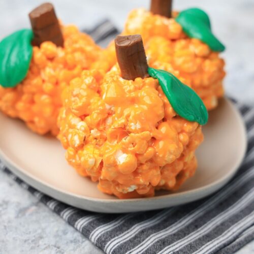 Pumpkin Popcorn Balls My Heavenly Recipes