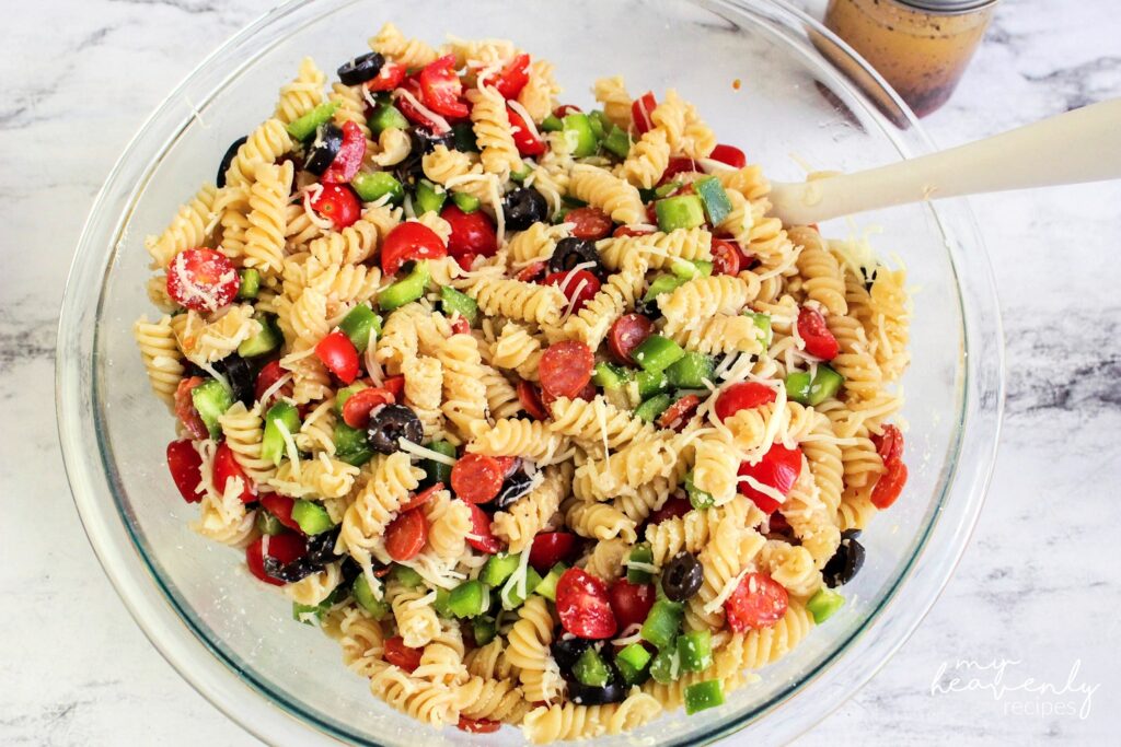 Pepperoni Pasta Salad - My Heavenly Recipes