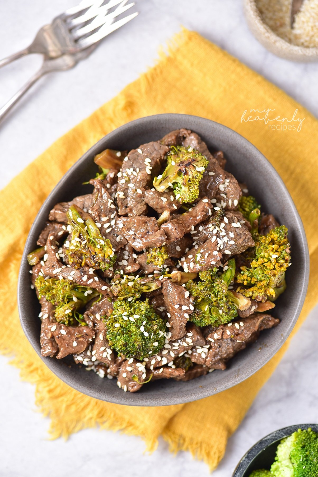 Beef and Broccoli Recipe - My Heavenly Recipes