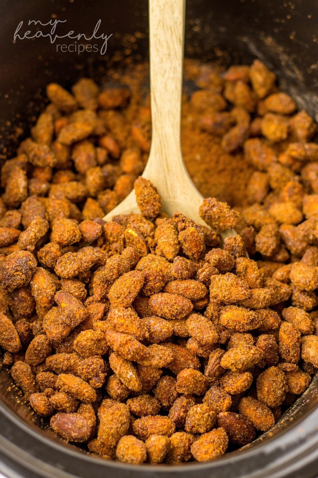 Cinnamon Sugar Almonds Crockpot Recipe My Heavenly Recipes