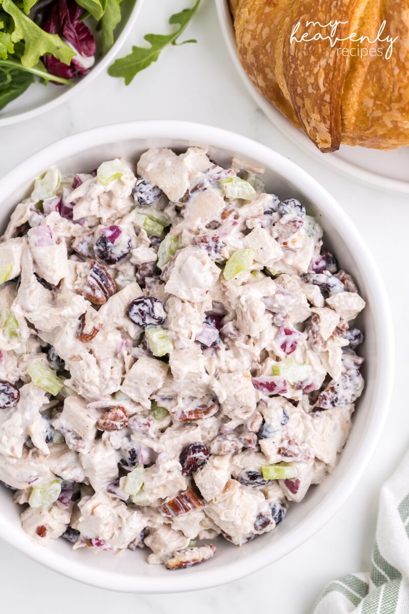 Cranberry Pecan Chicken Salad Recipe - My Heavenly Recipes