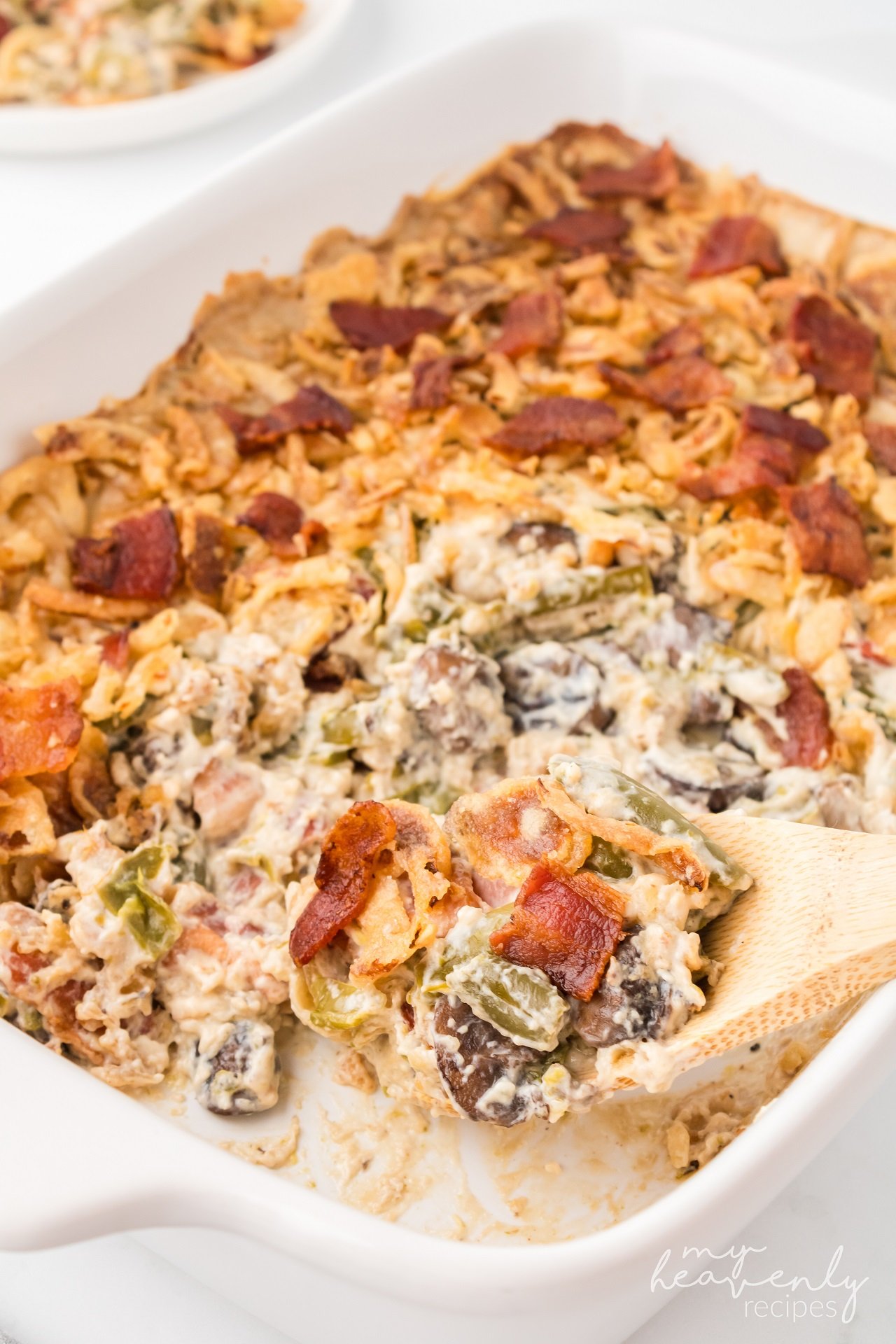 Green Bean Casserole with Bacon My Heavenly Recipes