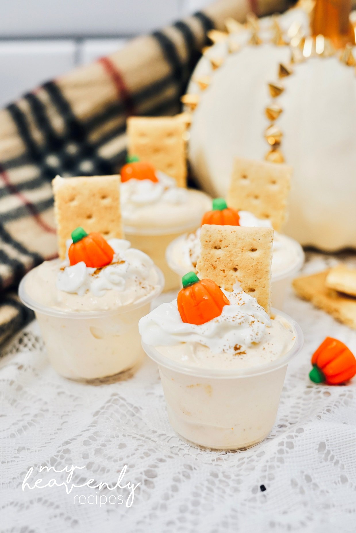 Pumpkin Spice Pudding Shots