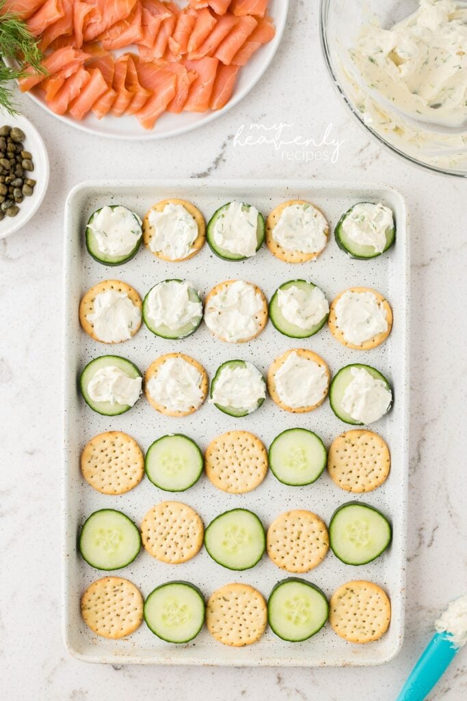 Smoked Salmon and Cream Cheese Bites - Dizzy Busy and Hungry!