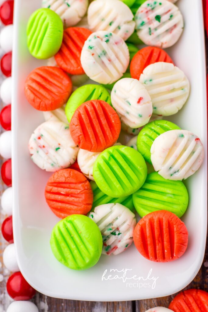 Christmas Cream Cheese Mints Recipe - My Heavenly Recipes