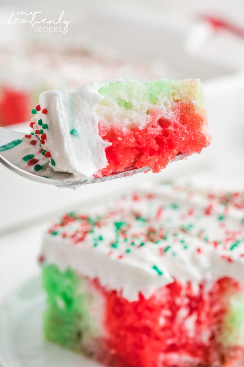 Christmas Poke Cake Recipe My Heavenly Recipes