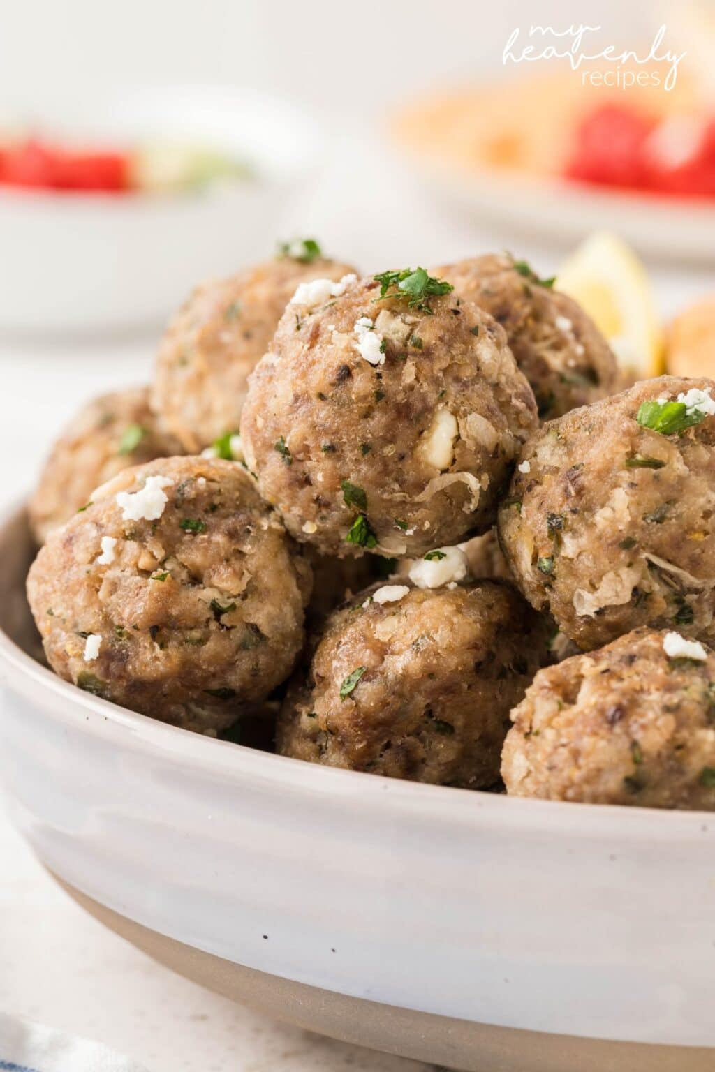 Greek Meatballs Recipe My Heavenly Recipes