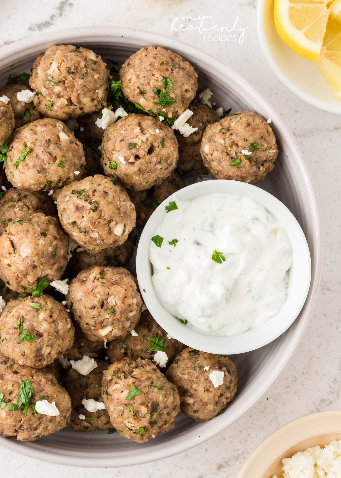 Greek Tzatziki Sauce Recipe - My Heavenly Recipes