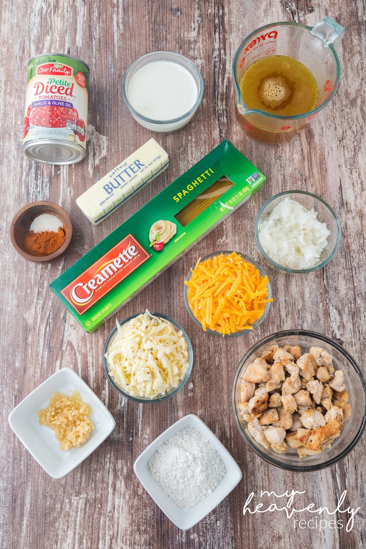 Chicken Spaghetti Recipe - My Heavenly Recipes