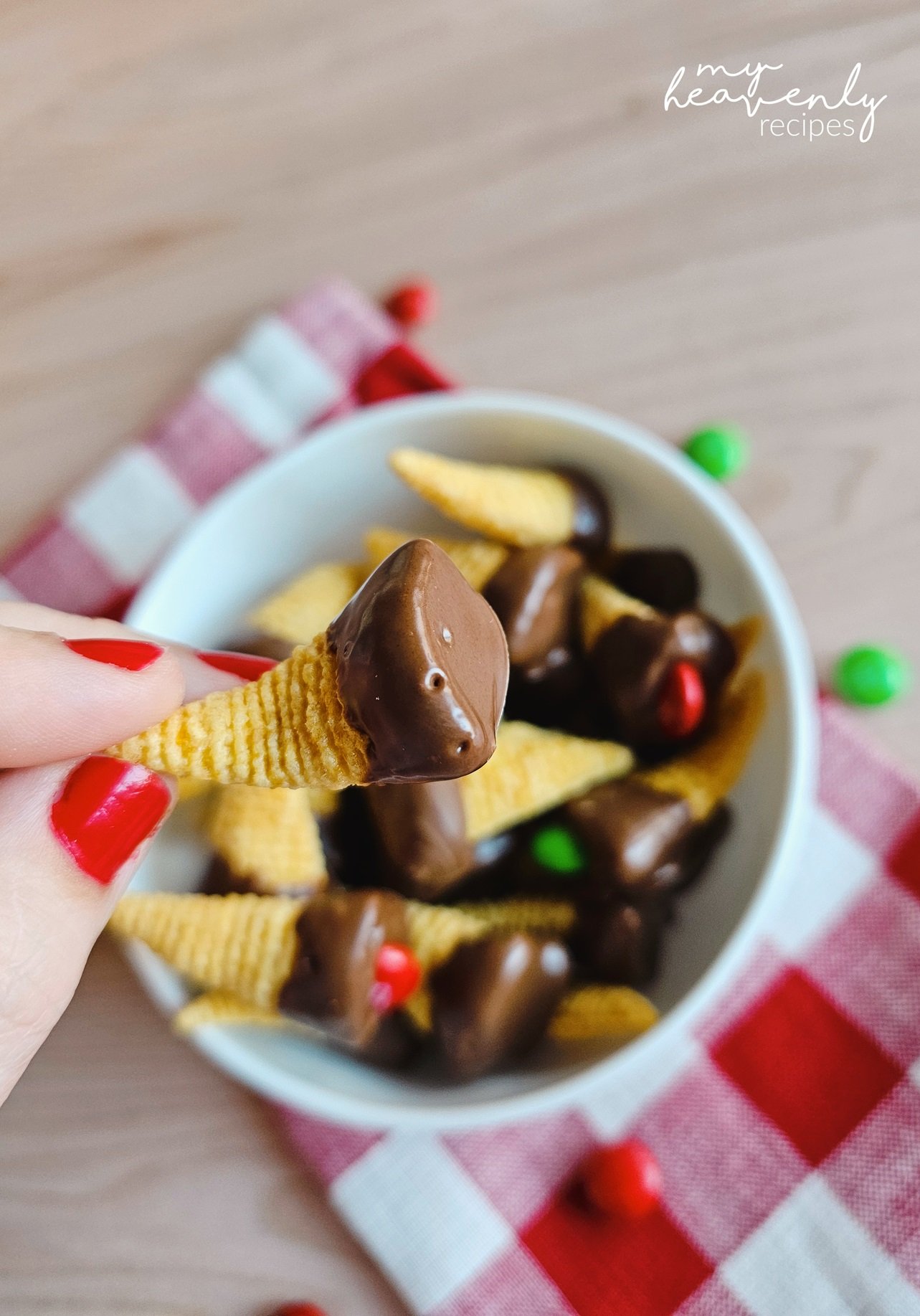 Peanut Butter Chocolate Filled Bugles My Heavenly Recipes