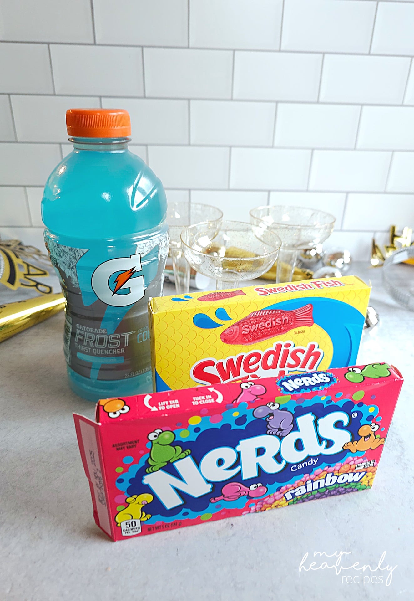 Fish Bowl New Years Drink for Kids My Heavenly Recipes