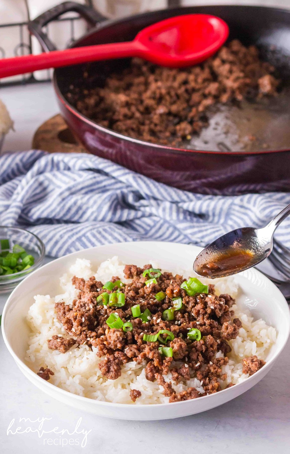 Korean Ground Beef Recipe - My Heavenly Recipes