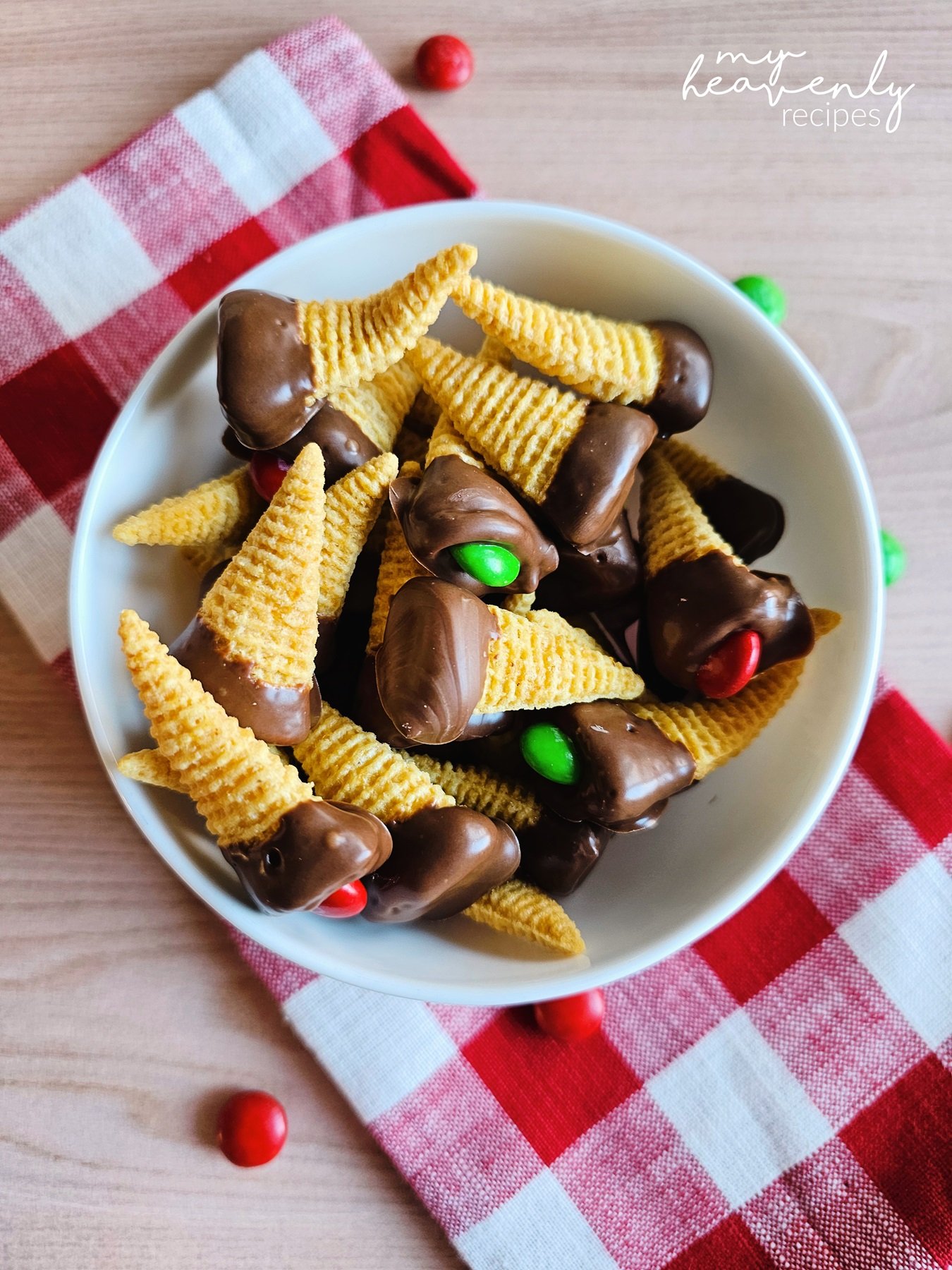 Peanut Butter Chocolate Filled Bugles