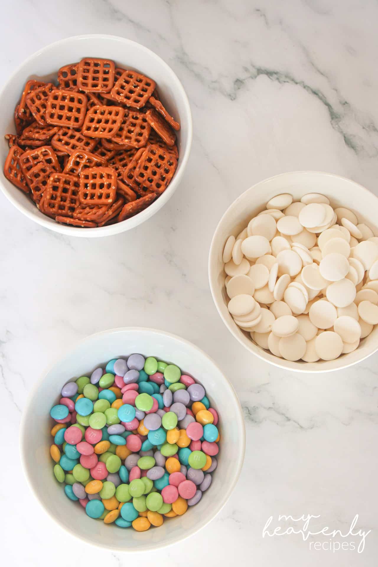 M&M Flower Pretzel Bites My Heavenly Recipes