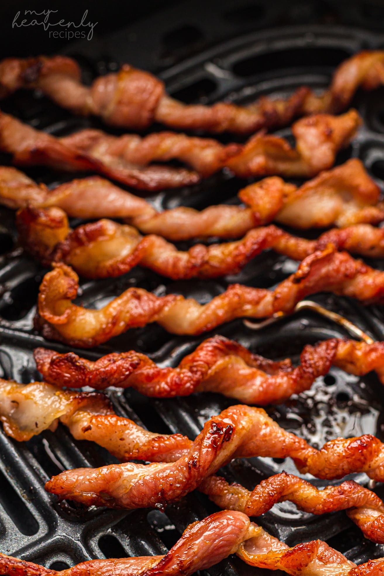 Air Fryer Twisted Bacon