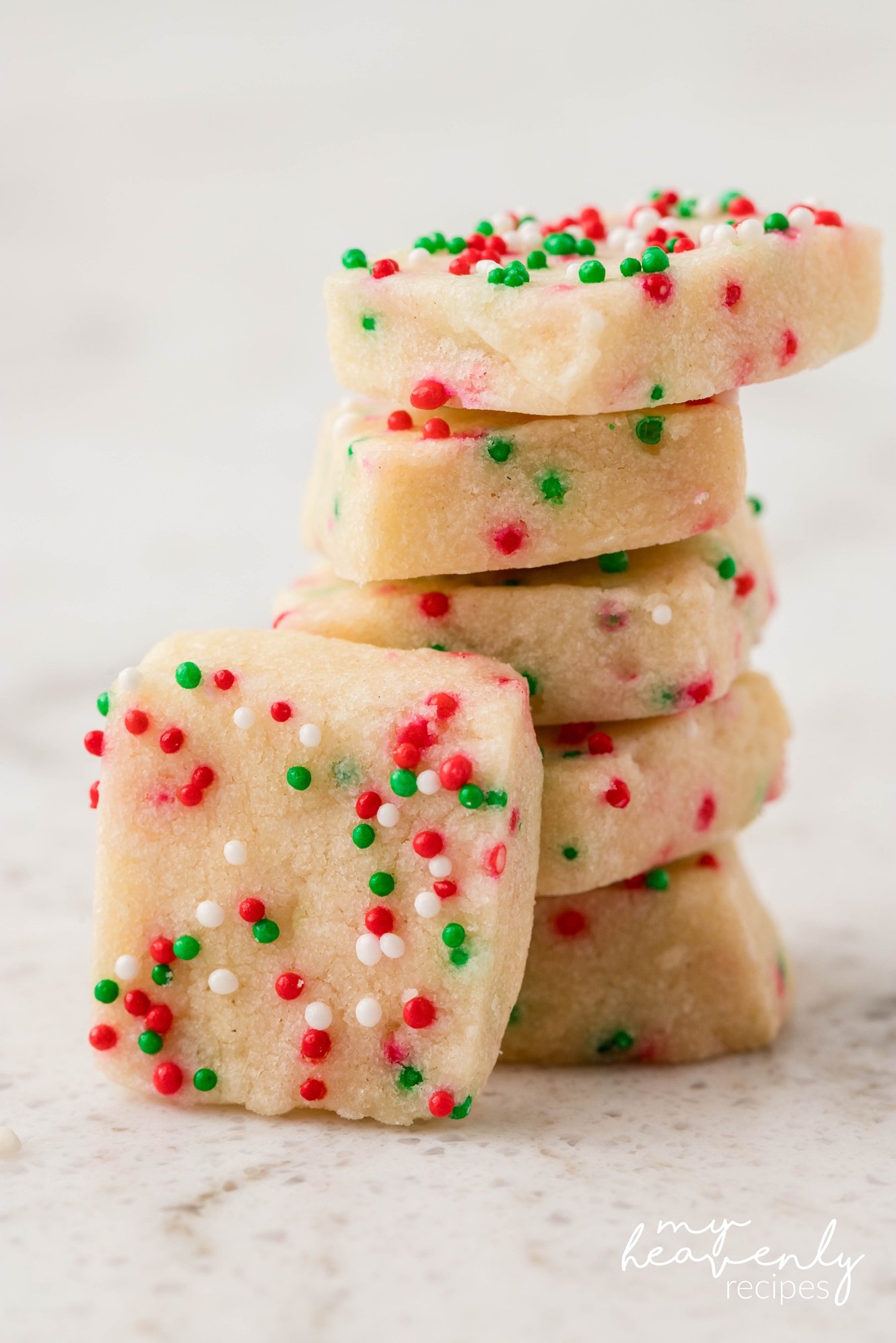 Christmas Shortbread Cookie Bites Recipe My Heavenly Recipes 9039