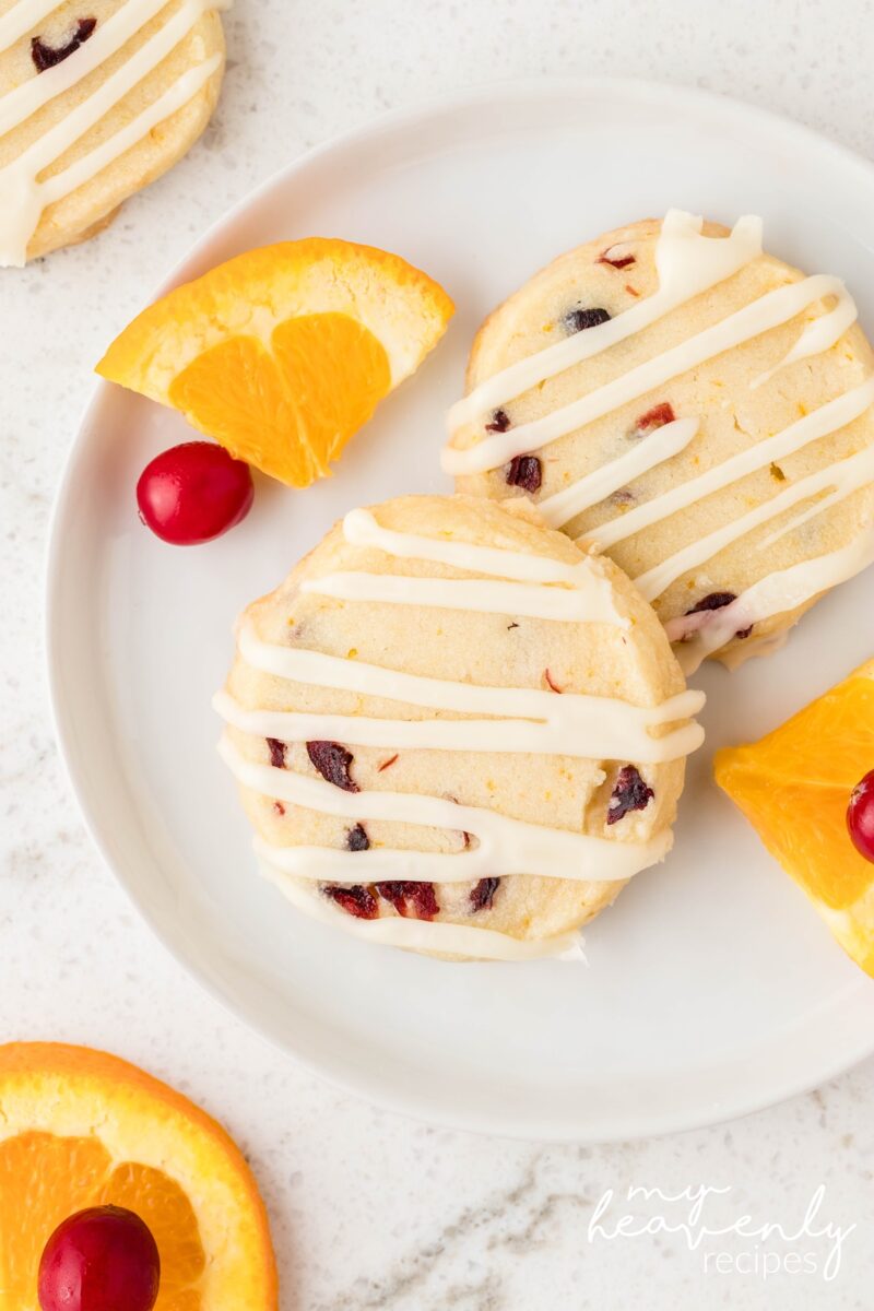 Cranberry Orange Cookies Recipe - My Heavenly Recipes