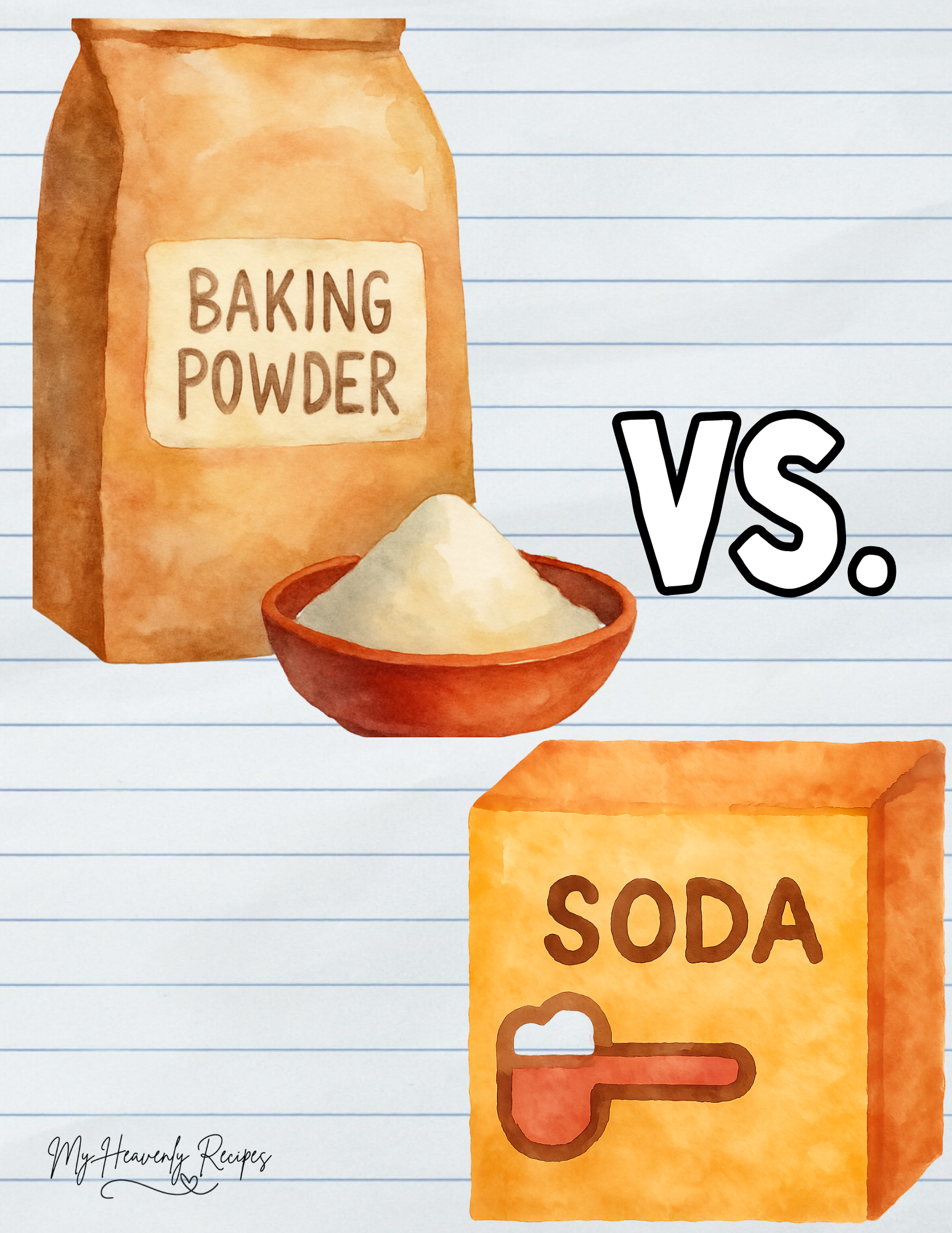 Baking Soda vs Baking Powder (What’s the Difference?)