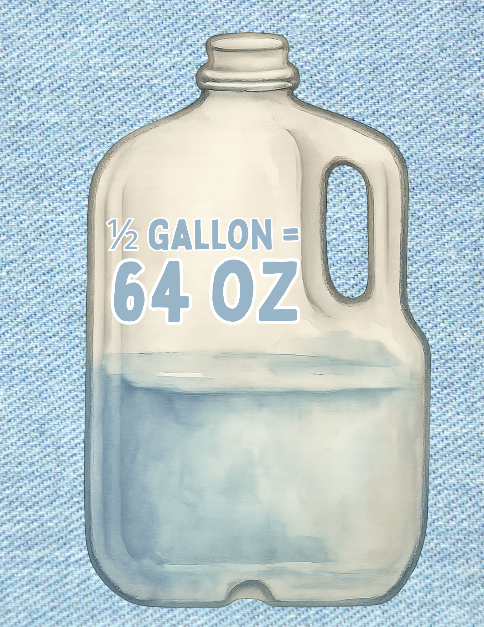 How Many Ounces in Half Gallon?
