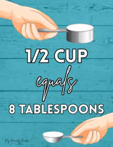 How Many Tablespoons in 1/2 Cup? - My Heavenly Recipes