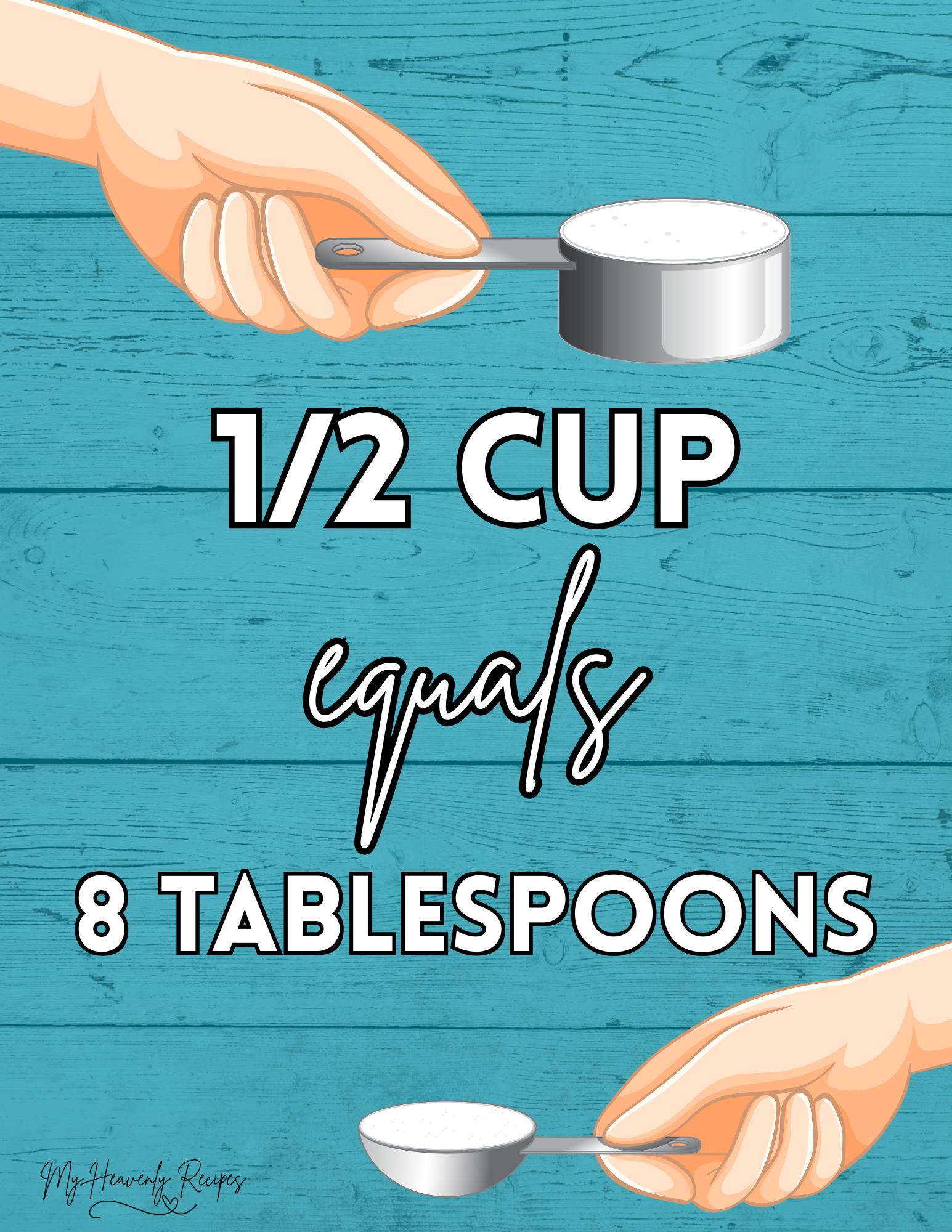 How Many Tablespoons in 1/2 Cup?